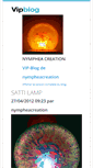Mobile Screenshot of nympheacreation.vip-blog.com