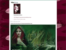 Tablet Screenshot of passionneesdelacreas.vip-blog.com