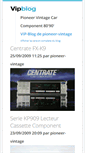 Mobile Screenshot of pioneer-vintage.vip-blog.com