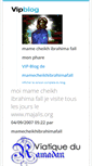 Mobile Screenshot of mamecheikhibrahimafall.vip-blog.com