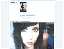 Tablet Screenshot of melancolique-goth.vip-blog.com