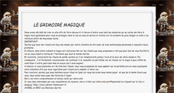 Desktop Screenshot of grimoire-magique.vip-blog.com
