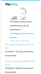 Mobile Screenshot of comment-etre-parfaite.vip-blog.com