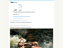 Tablet Screenshot of comment-etre-parfaite.vip-blog.com