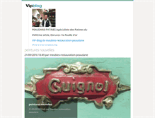 Tablet Screenshot of meubles-restauration-peaudane.vip-blog.com