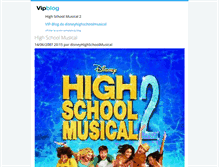 Tablet Screenshot of disneyhighschoolmusical.vip-blog.com