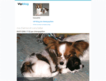 Tablet Screenshot of chienpapillon.vip-blog.com